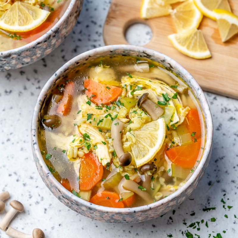 CFC Healing Turmeric Chicken Soup Clean Food Crush