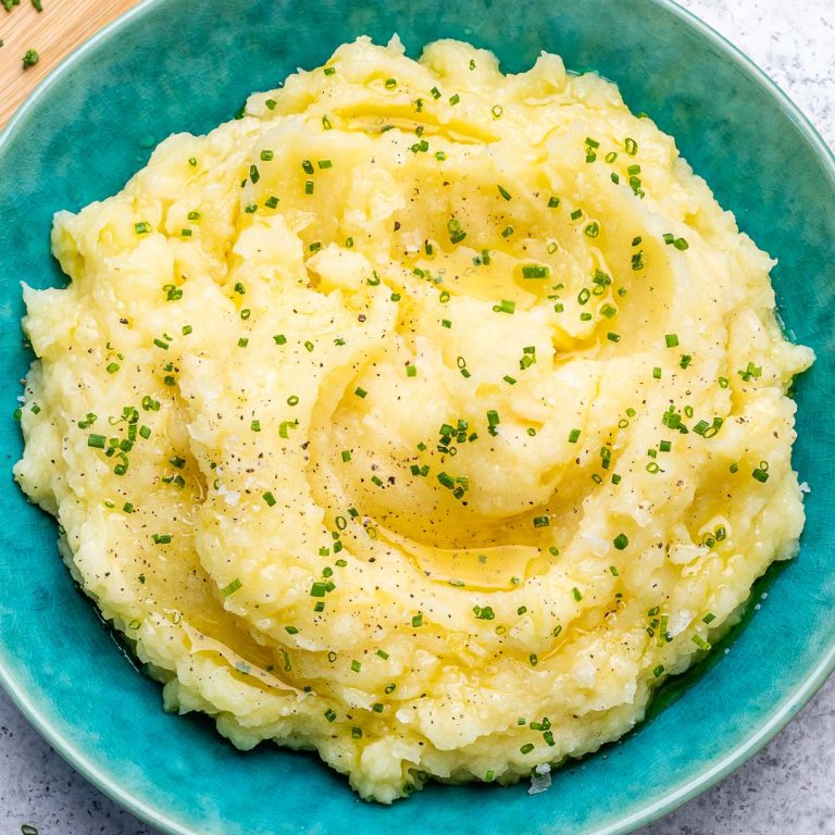 mashed potatoes and parsnips