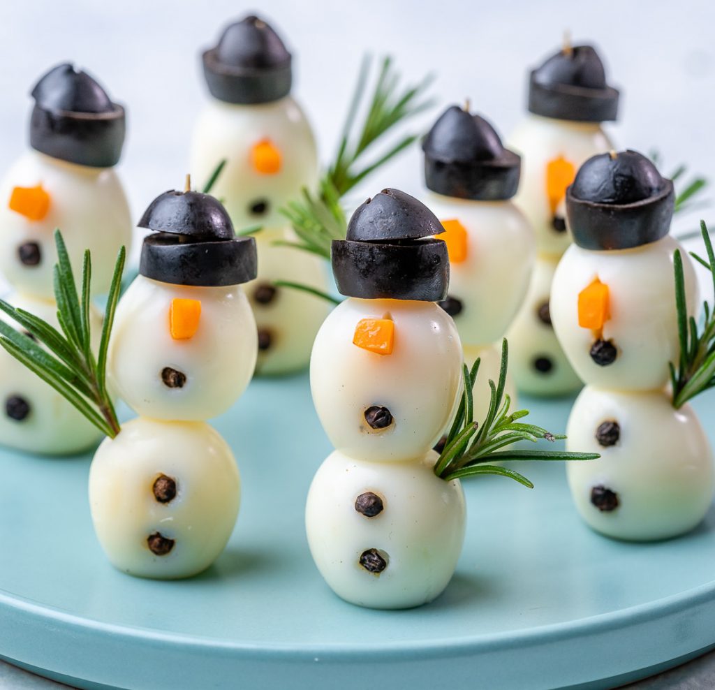 Quail Egg Snowmen