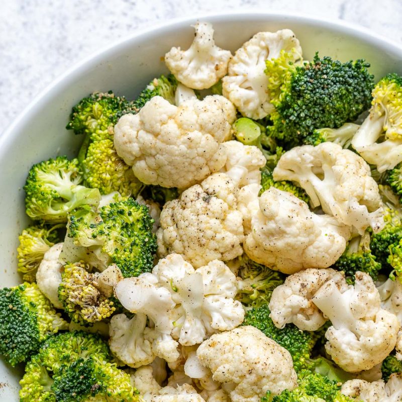 Roasted Broccoli + Cauliflower with Parmesan All Recipes