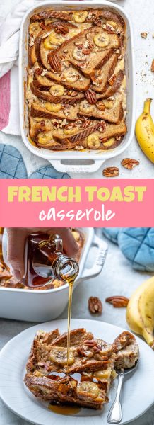 Sprouted Overnight French Toast Casserole | Clean Food Crush