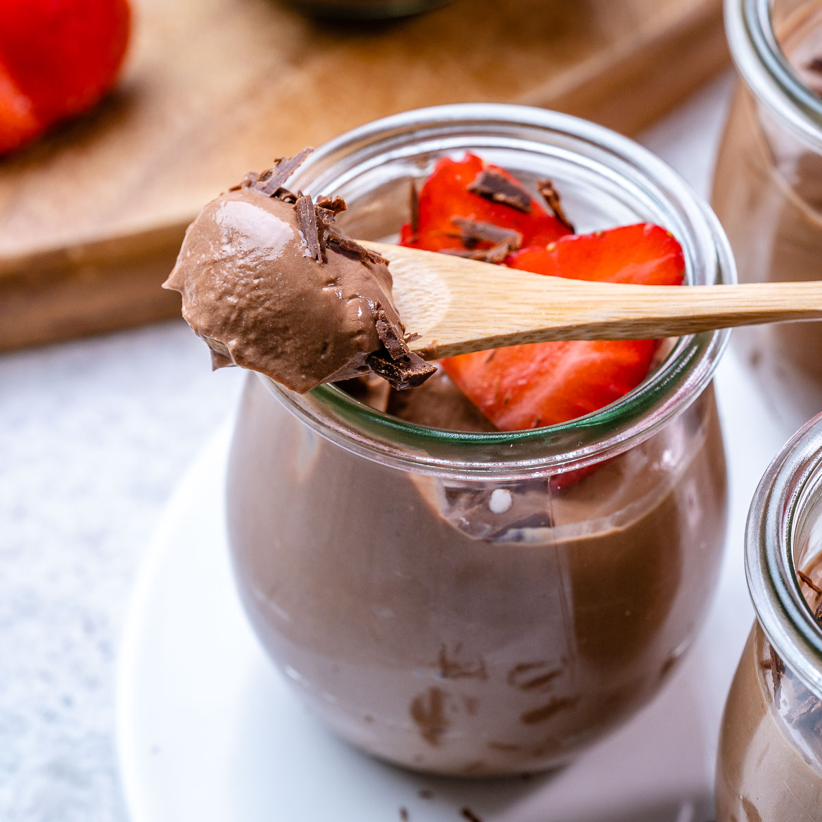 Greek Yogurt Chocolate Mousse | Clean Food Crush