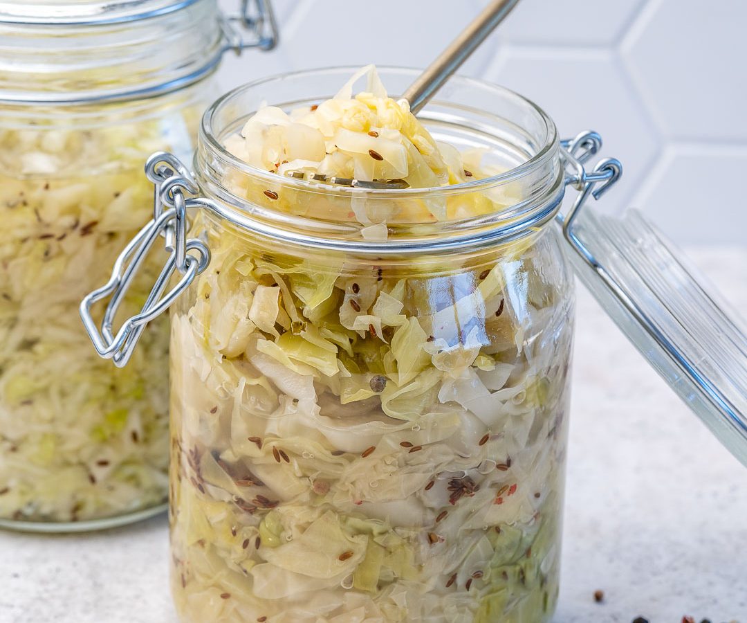 Homemade Raw Sauerkraut