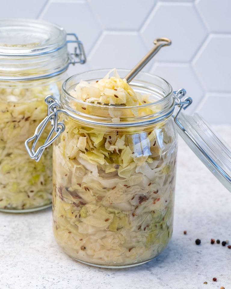 Homemade Raw Sauerkraut [VIDEO] Clean Food Crush