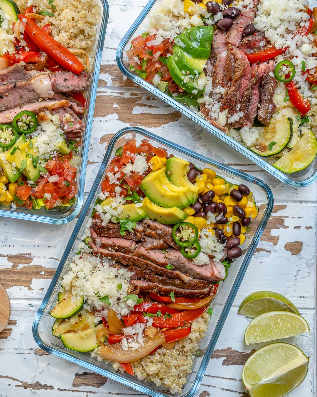 Steak Burrito Meal Prep Bowls