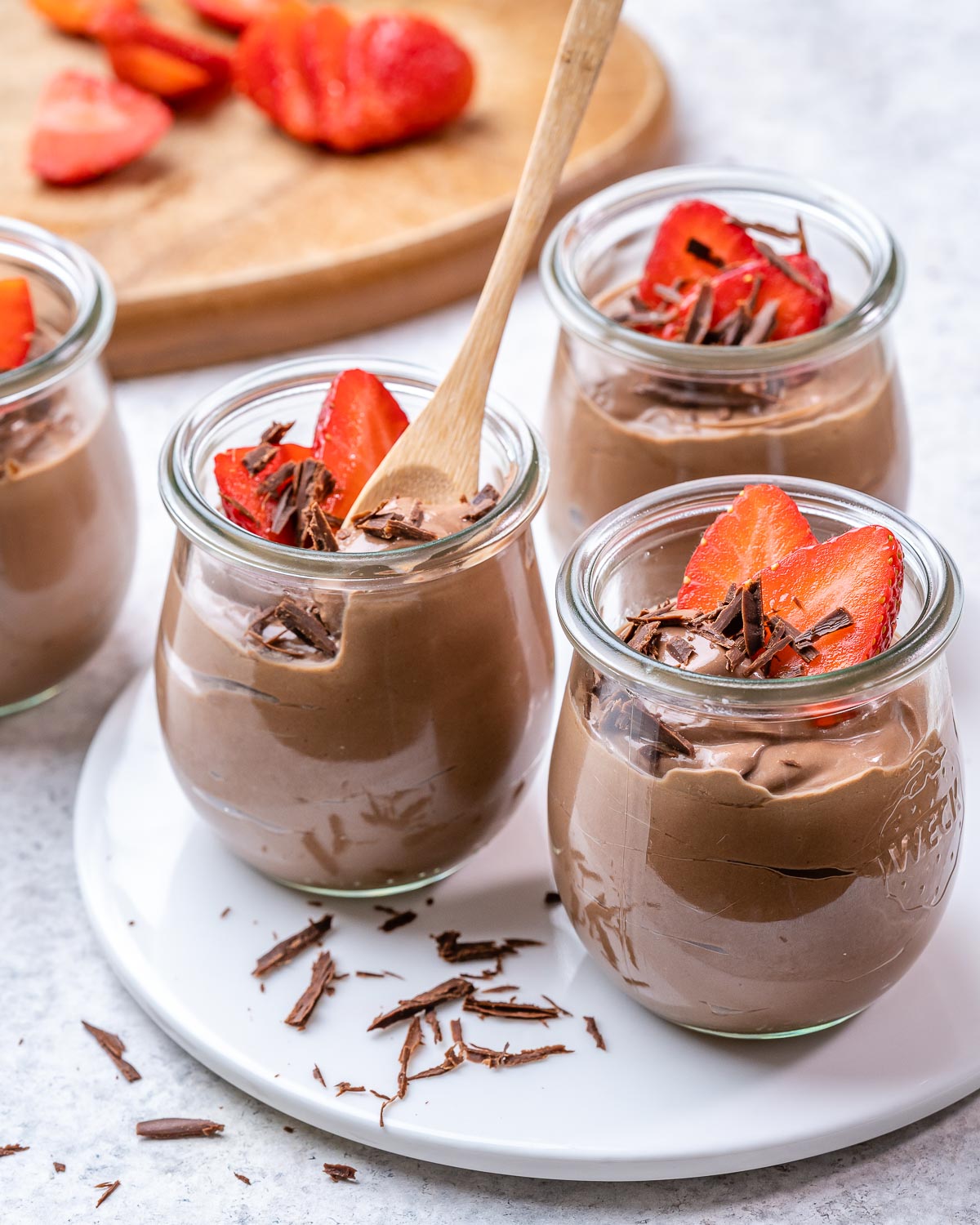 Greek Yogurt Chocolate Mousse | Clean Food Crush