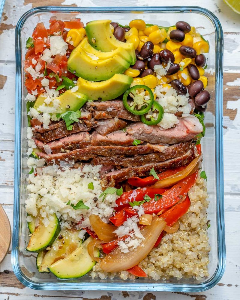 Steak Burrito Meal Prep Bowls Clean Food Crush
