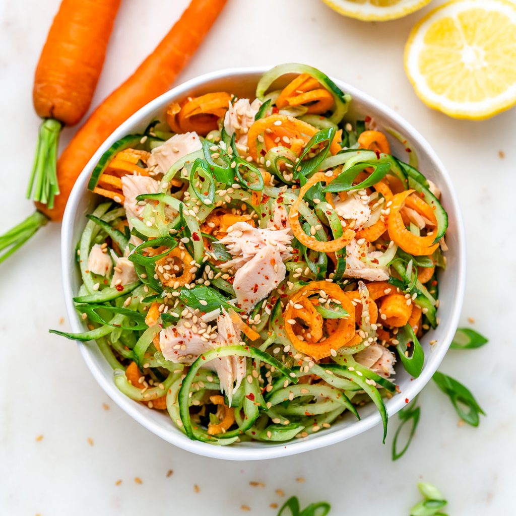 Veggie Noodle Tuna Salad Clean Food Crush