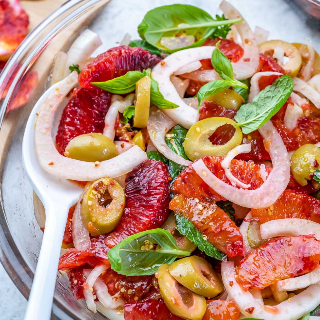 Blood Orange + Olive + Fennel Salad