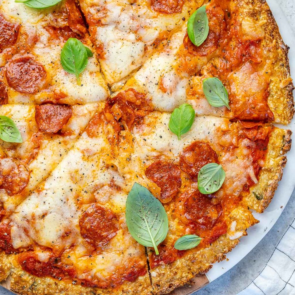 Easy Homemade Cauliflower Pizza | Clean Food Crush