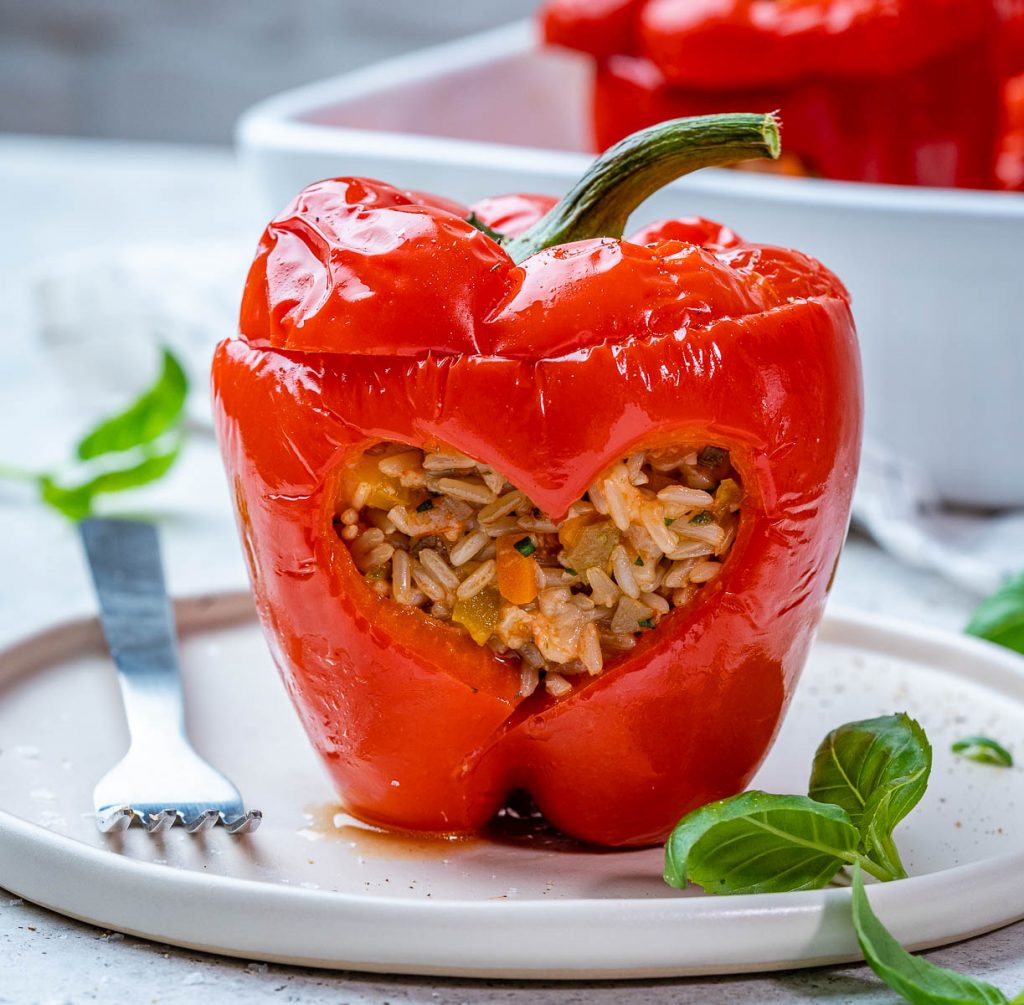 Valentine's Day Stuffed Peppers