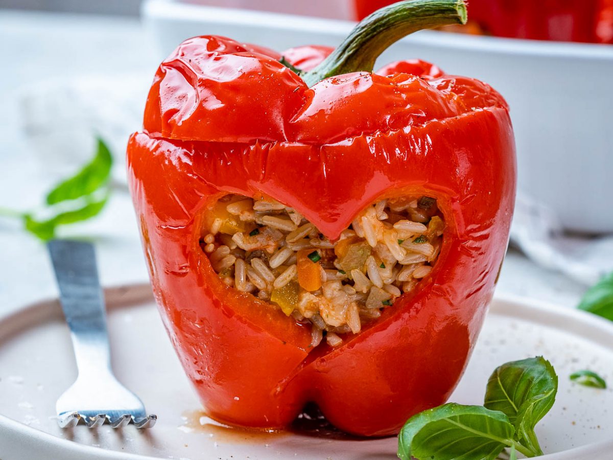 Valentine's Day Stuffed Peppers
