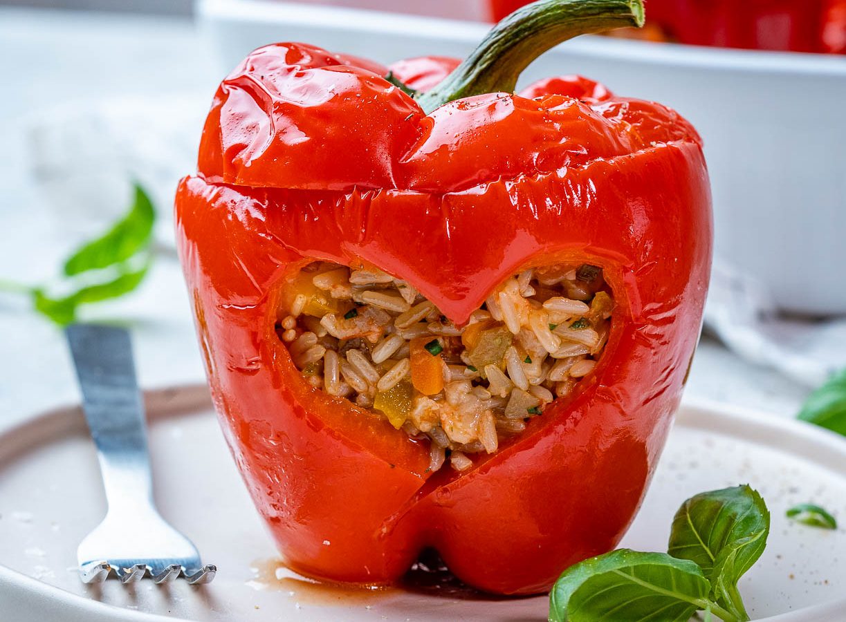 Valentine's Day Stuffed Peppers