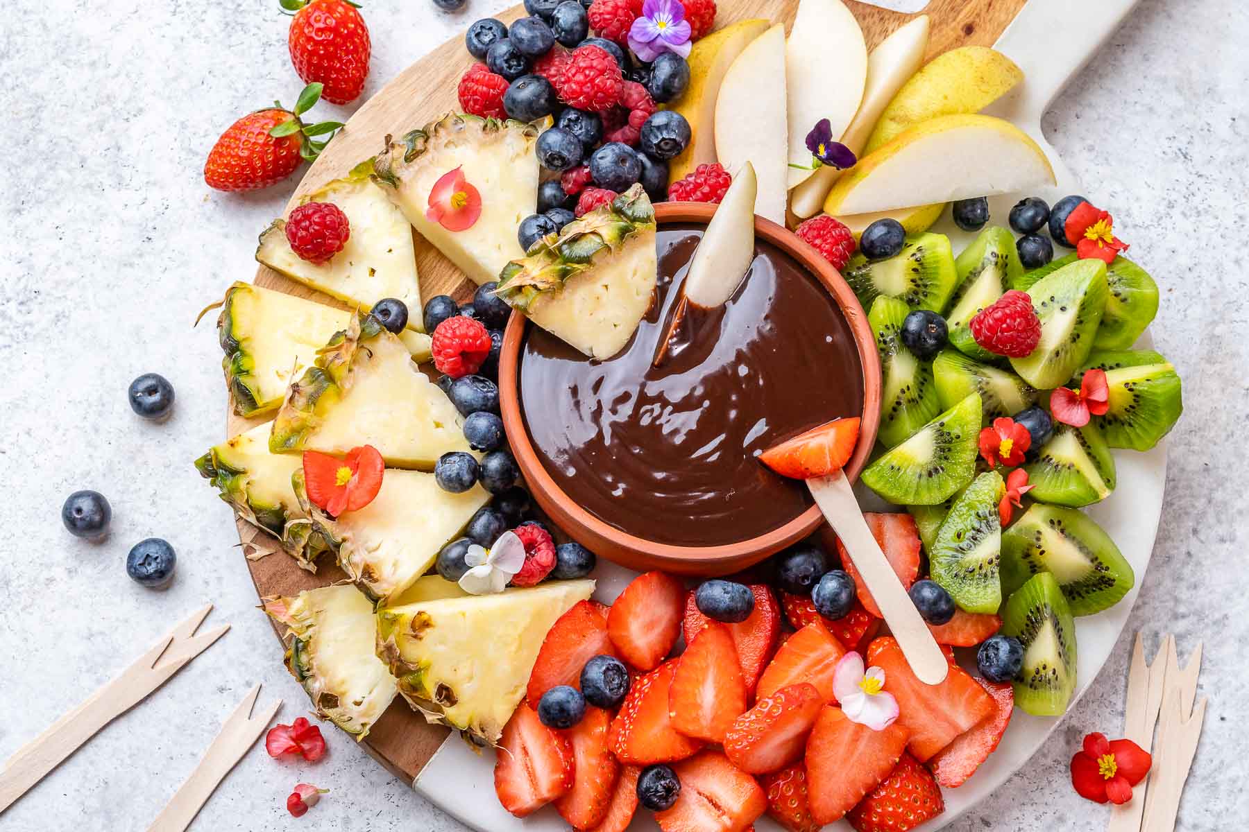 Easy Chocolate Fondue - Healthy Recipes Blog