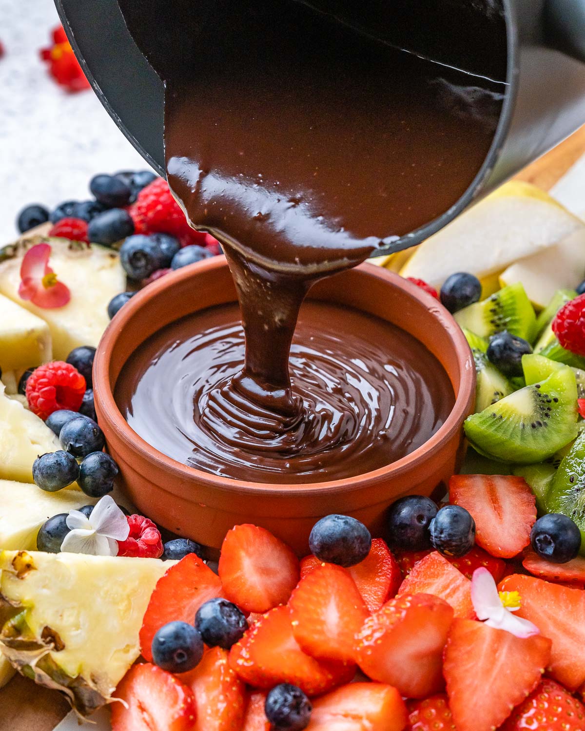 Chocolate Fondue  Clean Food Crush