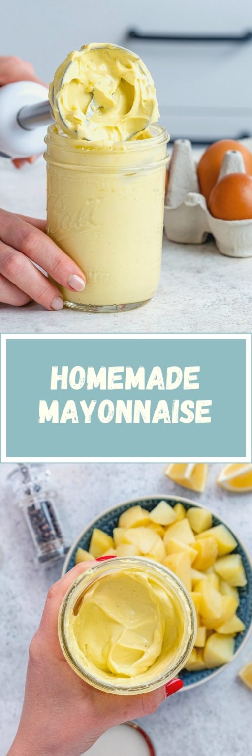 Delicious Creamy Homemade Mayonnaise | Clean Food Crush