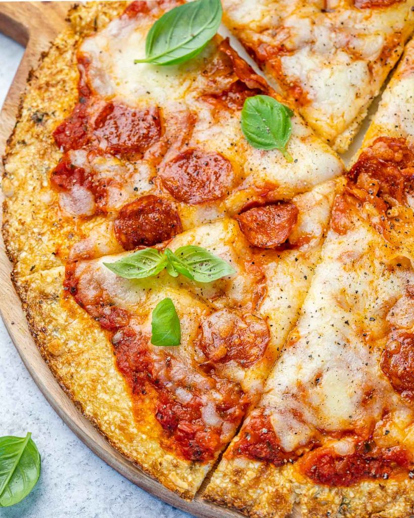 Easy Homemade Cauliflower Pizza | Clean Food Crush