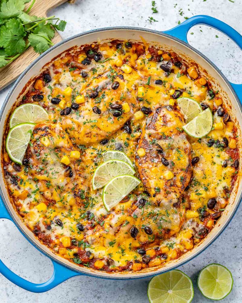 Tex Mex Chicken Skillet | Clean Food Crush