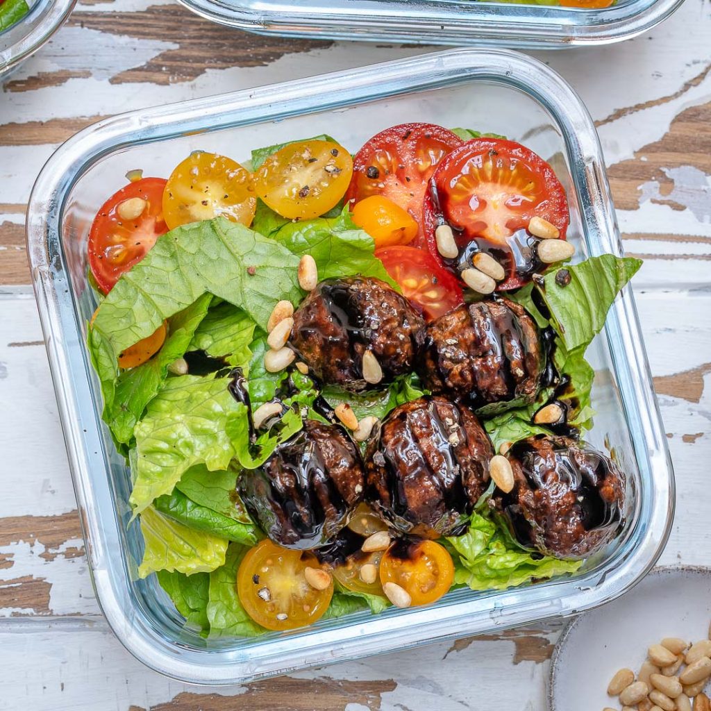 Balsamic Glazed Meatballs Clean Food Crush