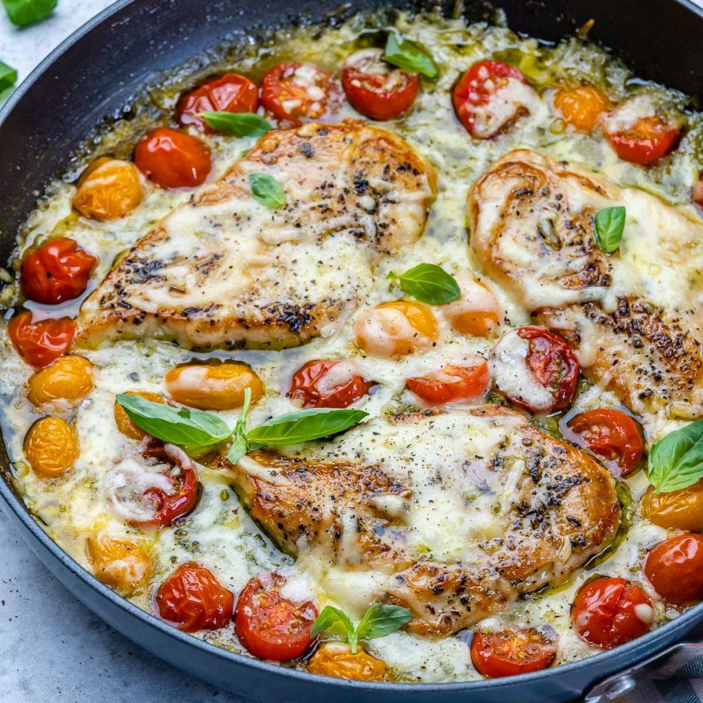 Chicken Margherita Skillet | Clean Food Crush