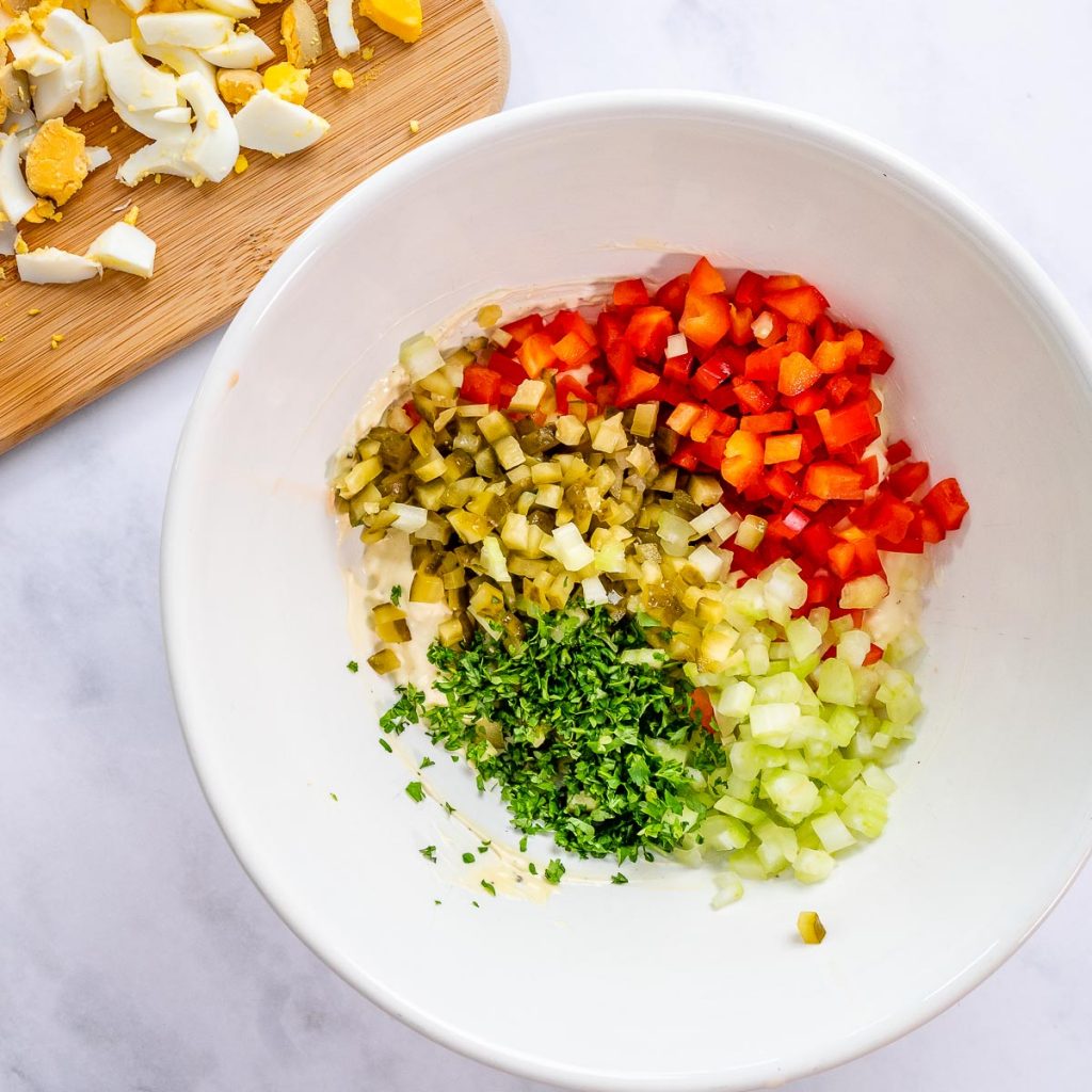Easy Egg Salad - All Recipes - cookbookkitchens.com, Indian, World