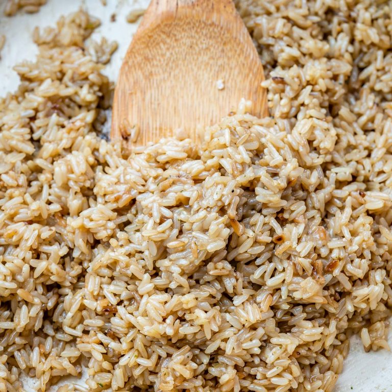 Herbed Mushroom Brown Rice | Clean Food Crush