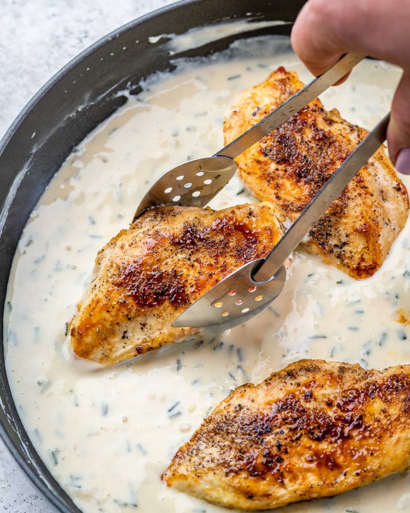 Sauteed Chicken In Creamy Mustard Sauce 