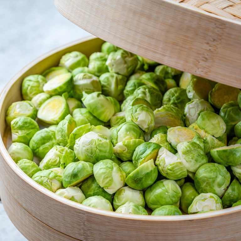 Steamed Brussels Sprouts (Stovetop & Instant Pot) Clean Food Crush