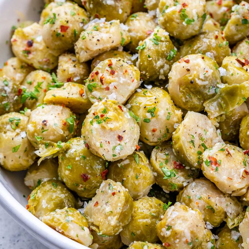 Steamed Brussels Sprouts (Stovetop & Instant Pot) Clean Food Crush