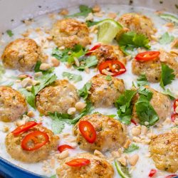 Thai Inspired Turkey Meatballs