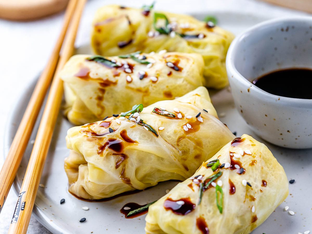Asian Inspired Cabbage Rolls