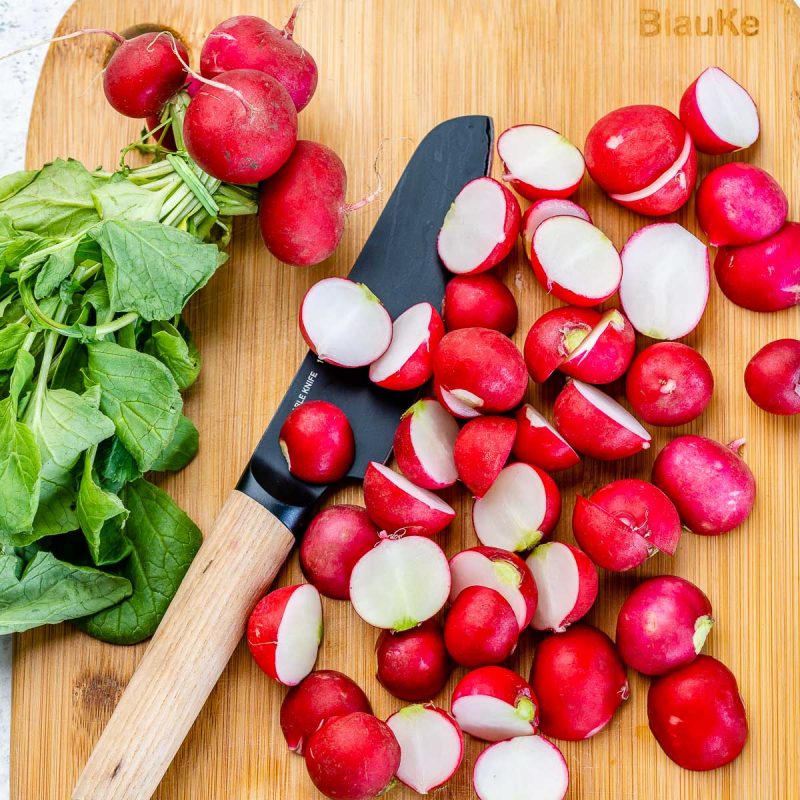 Savory-Crisp Roasted Radishes | Clean Food Crush