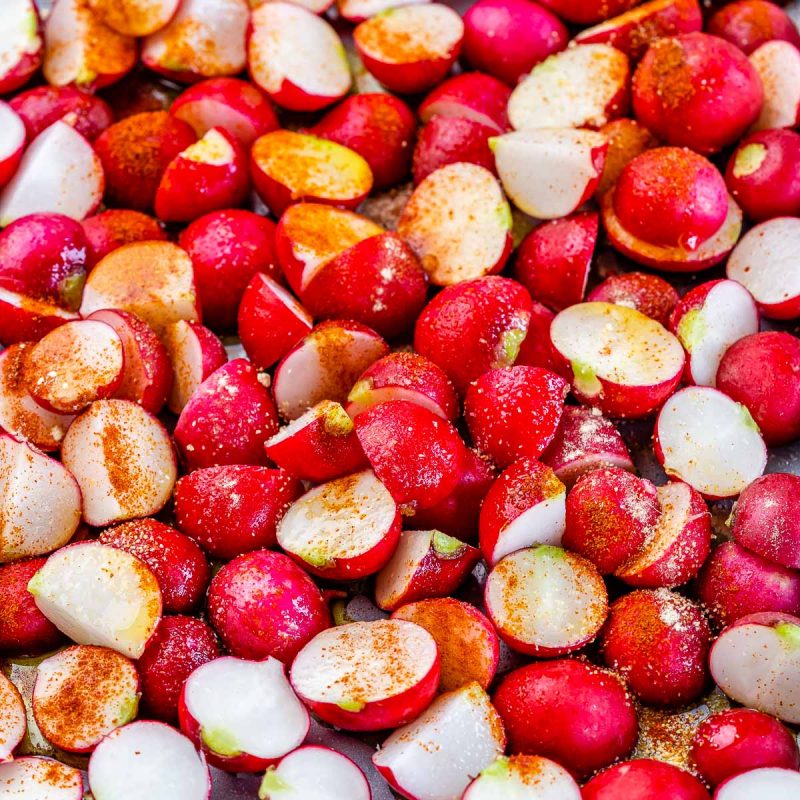 SavoryCrisp Roasted Radishes Clean Food Crush