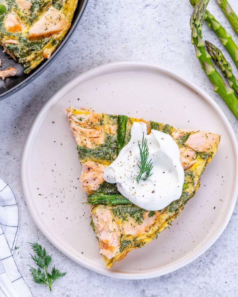 Dill Salmon Frittata Clean Food Crush