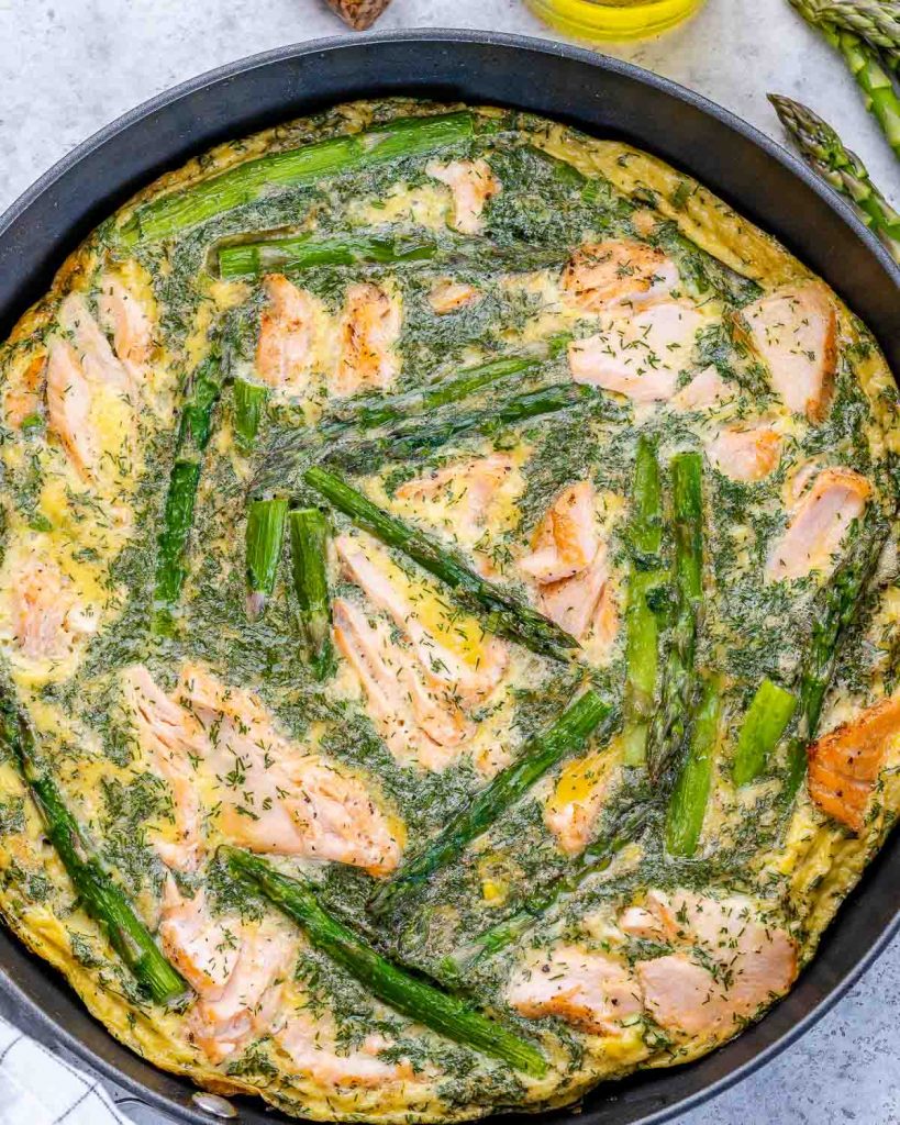 Dill Salmon Frittata Clean Food Crush