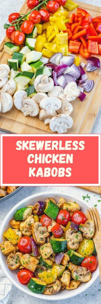 Skewerless Chicken Kabob | Clean Food Crush