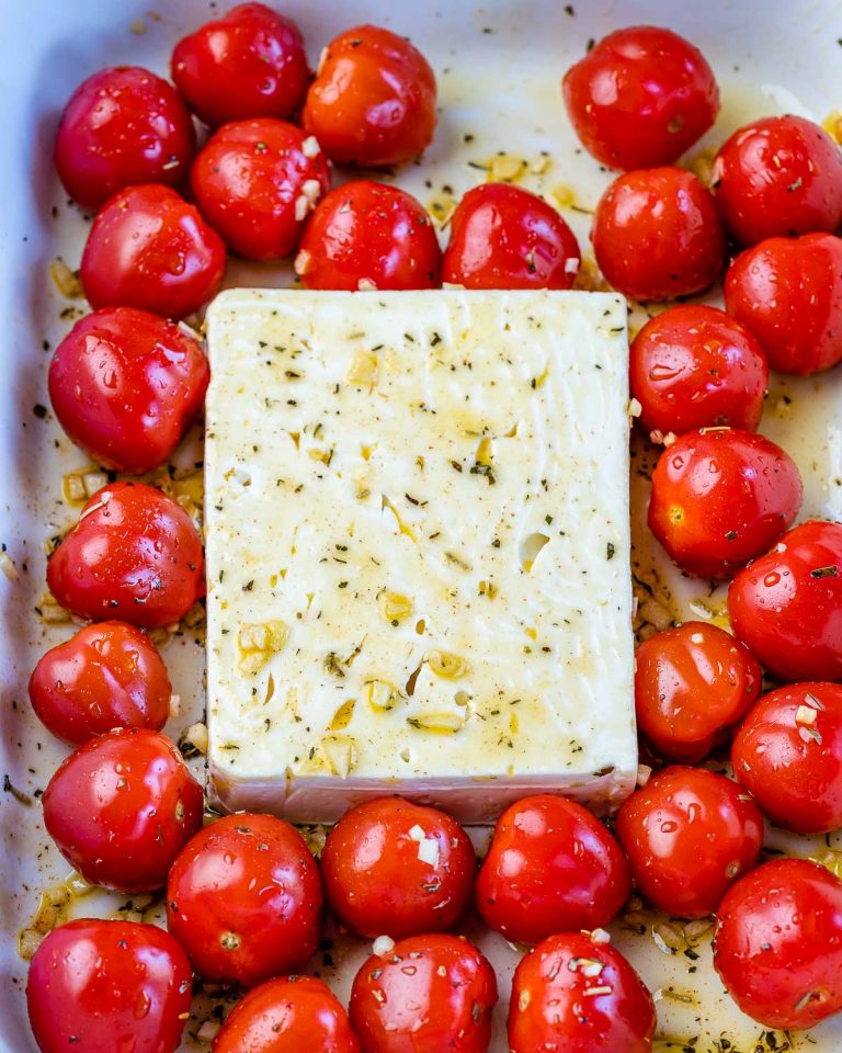 Baked Feta Egg Breakfast | Clean Food Crush