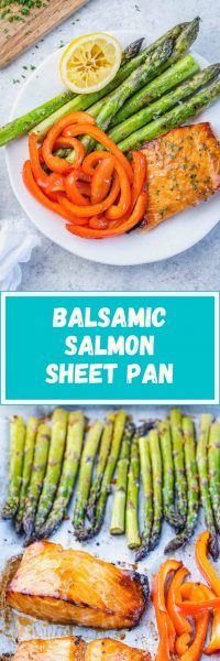 Balsamic Salmon Sheet Pan 