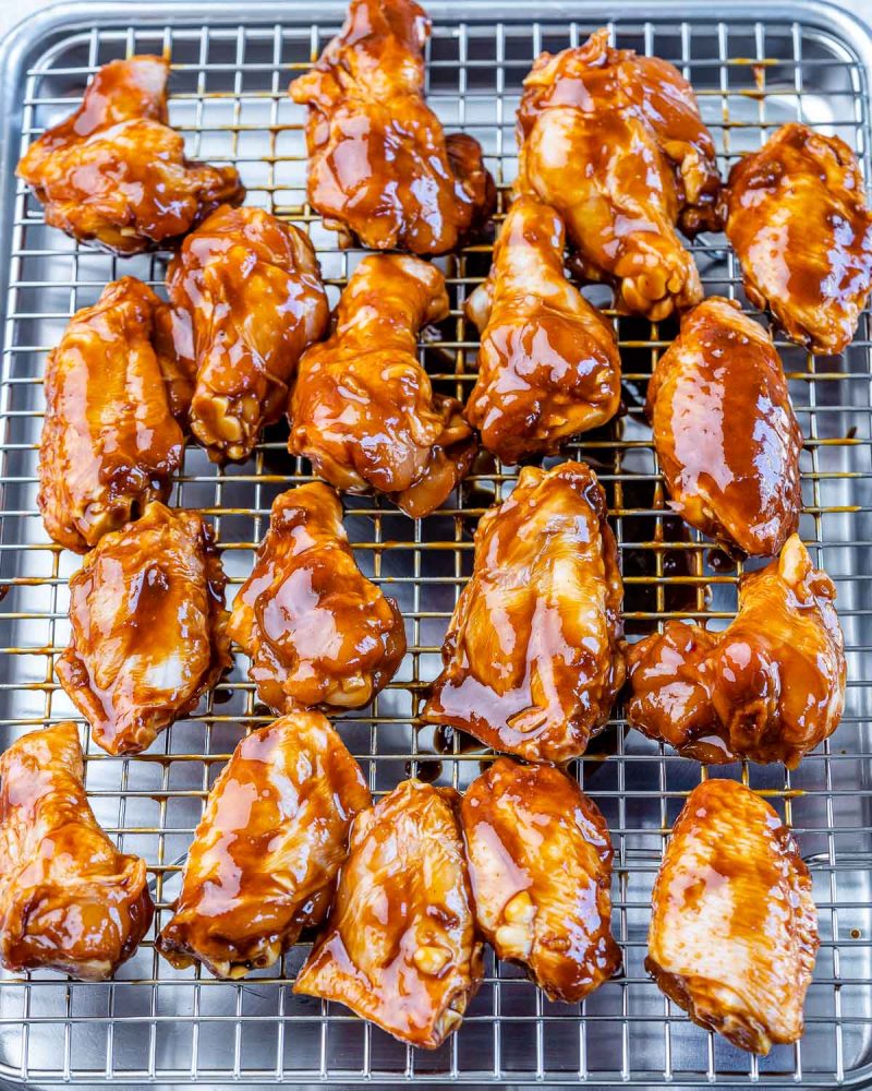 CFC’s FAVORITE Sticky Chicken Wings | Clean Food Crush