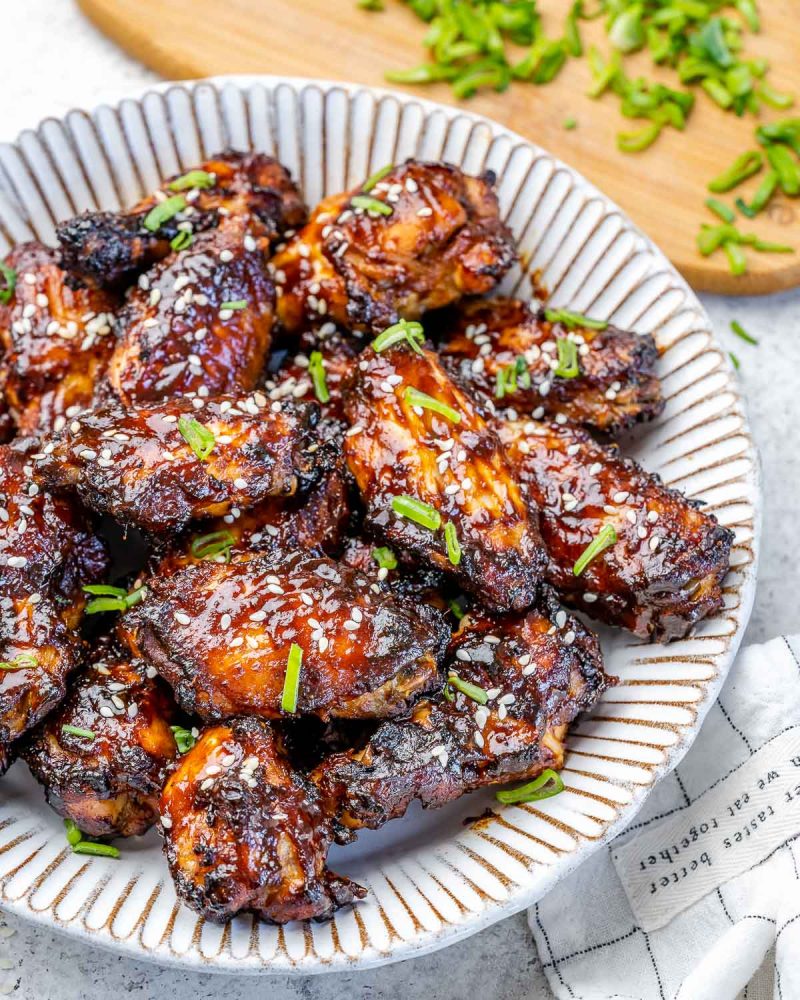 CFC’s FAVORITE Sticky Chicken Wings | Clean Food Crush