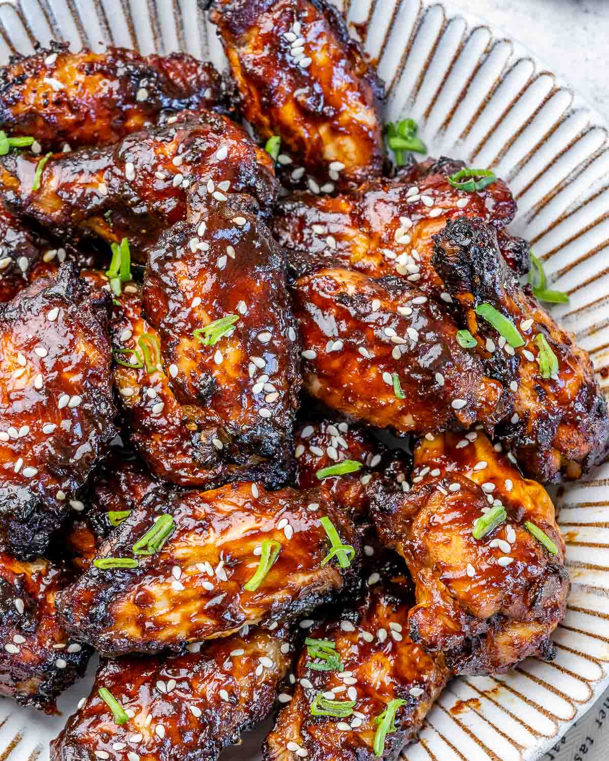 CFC’s FAVORITE Sticky Chicken Wings | Clean Food Crush