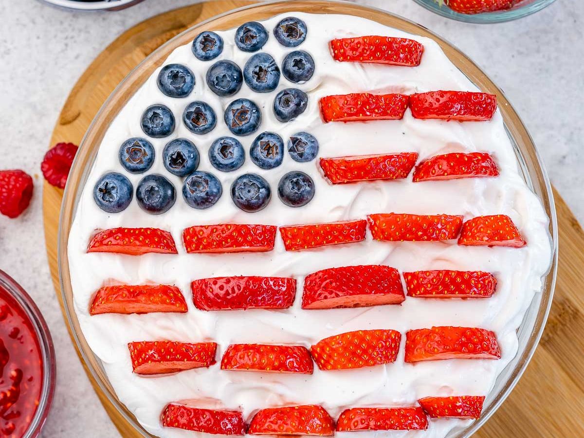 4th of July Berry Trifle Cake