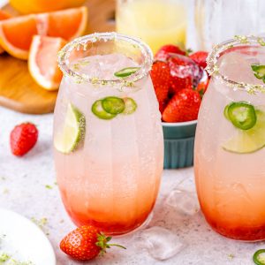 Alcohol-Free Strawberry Margaritas | Clean Food Crush