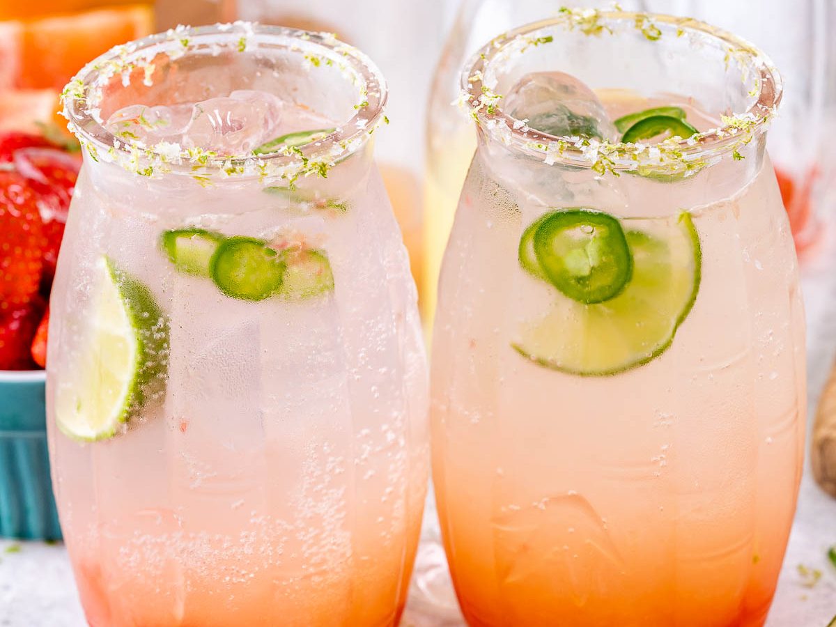 Alcohol-Free Strawberry Margaritas