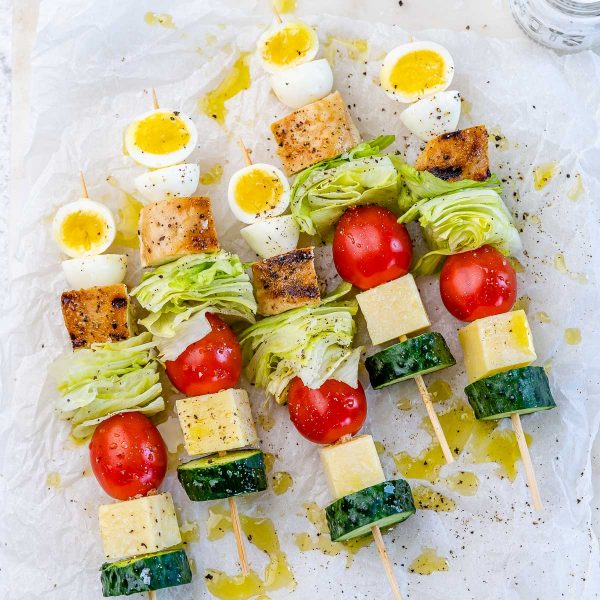 Cobb Salad Skewers | Clean Food Crush