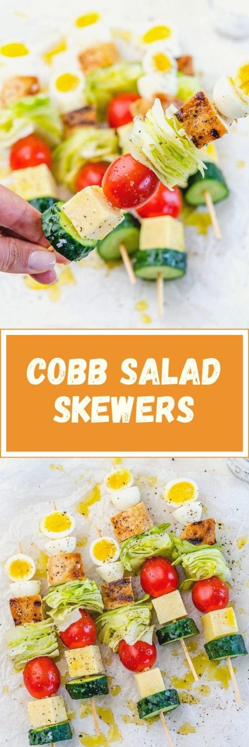 Cobb Salad Skewers | Clean Food Crush