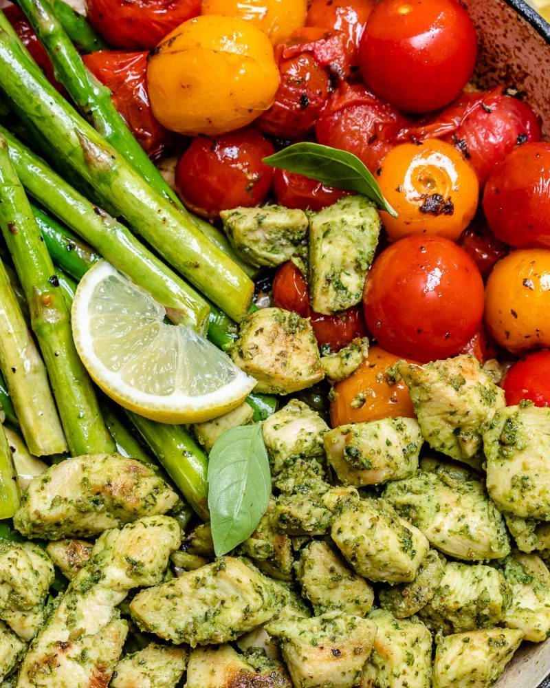 Pesto Chicken Skillet | Clean Food Crush