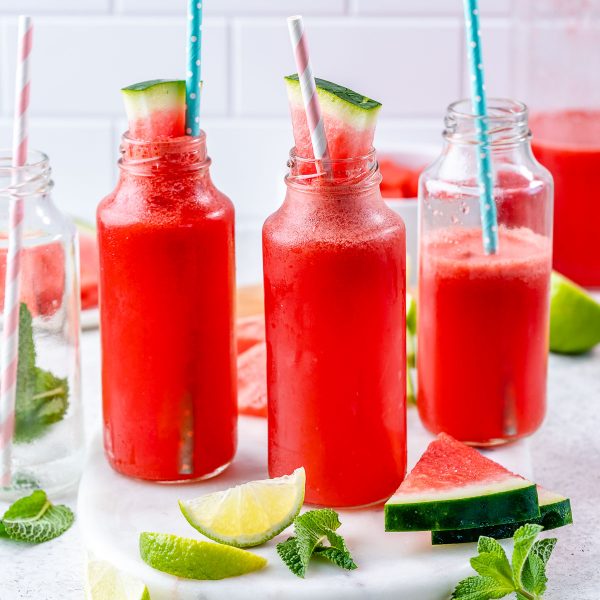Watermelon Lemonade/Limeade | Clean Food Crush