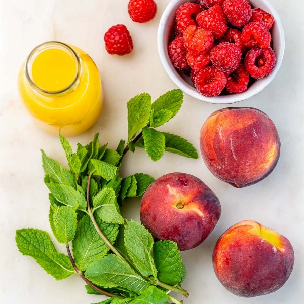 Alcohol-Free Ripe Peach Coolers | Clean Food Crush