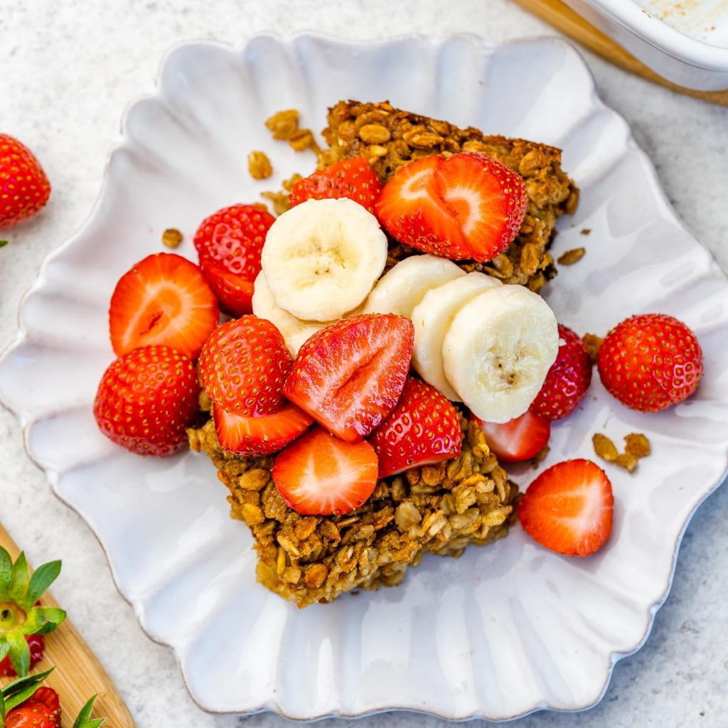 Peanut Butter Baked Oatmeal Clean Food Crush